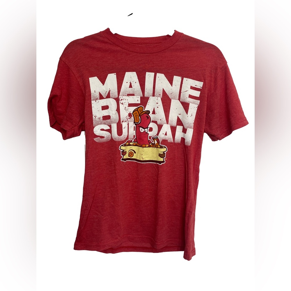 Portland Sea Dogs "Maine Bean Suppah" MiLB Graphic T-Shirt - Size Small